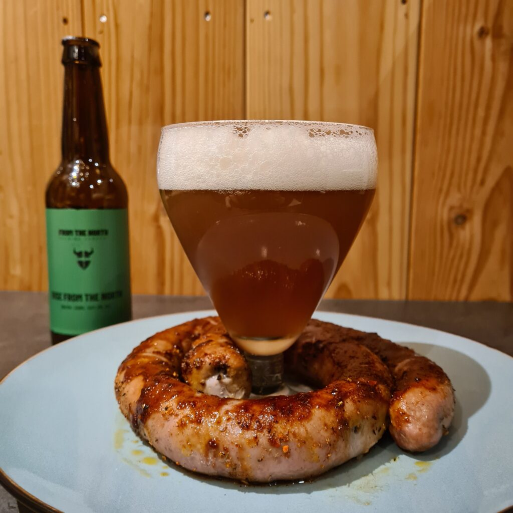 Ragnar's Sausage wheel from the north brewing