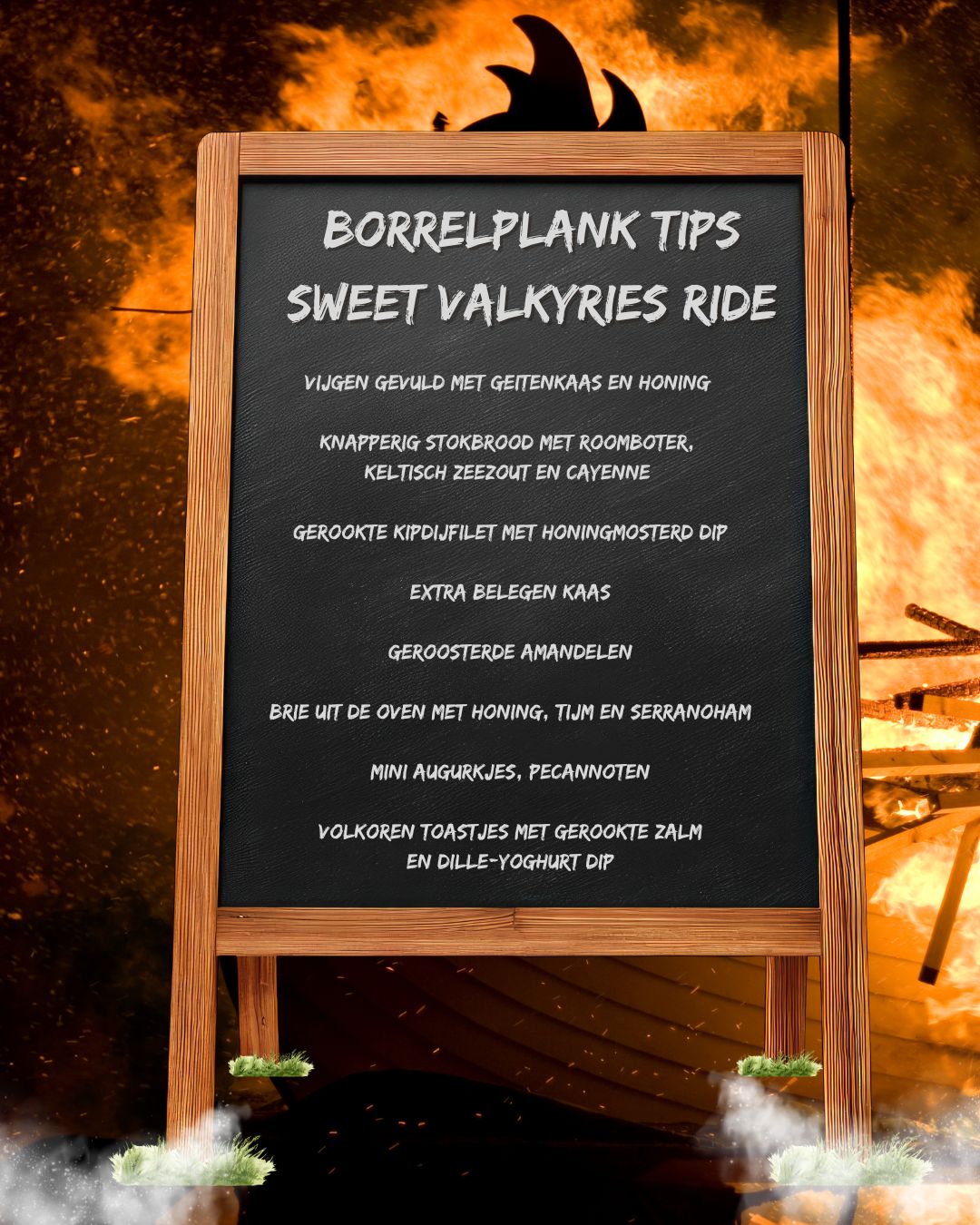 Borrelplank tips met sweet valkyries ride