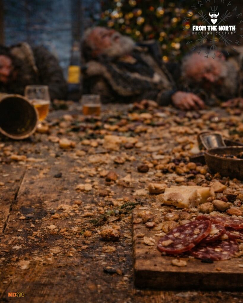 Winterse gebruiken van de vIkingen, vertragen en uitbuiken