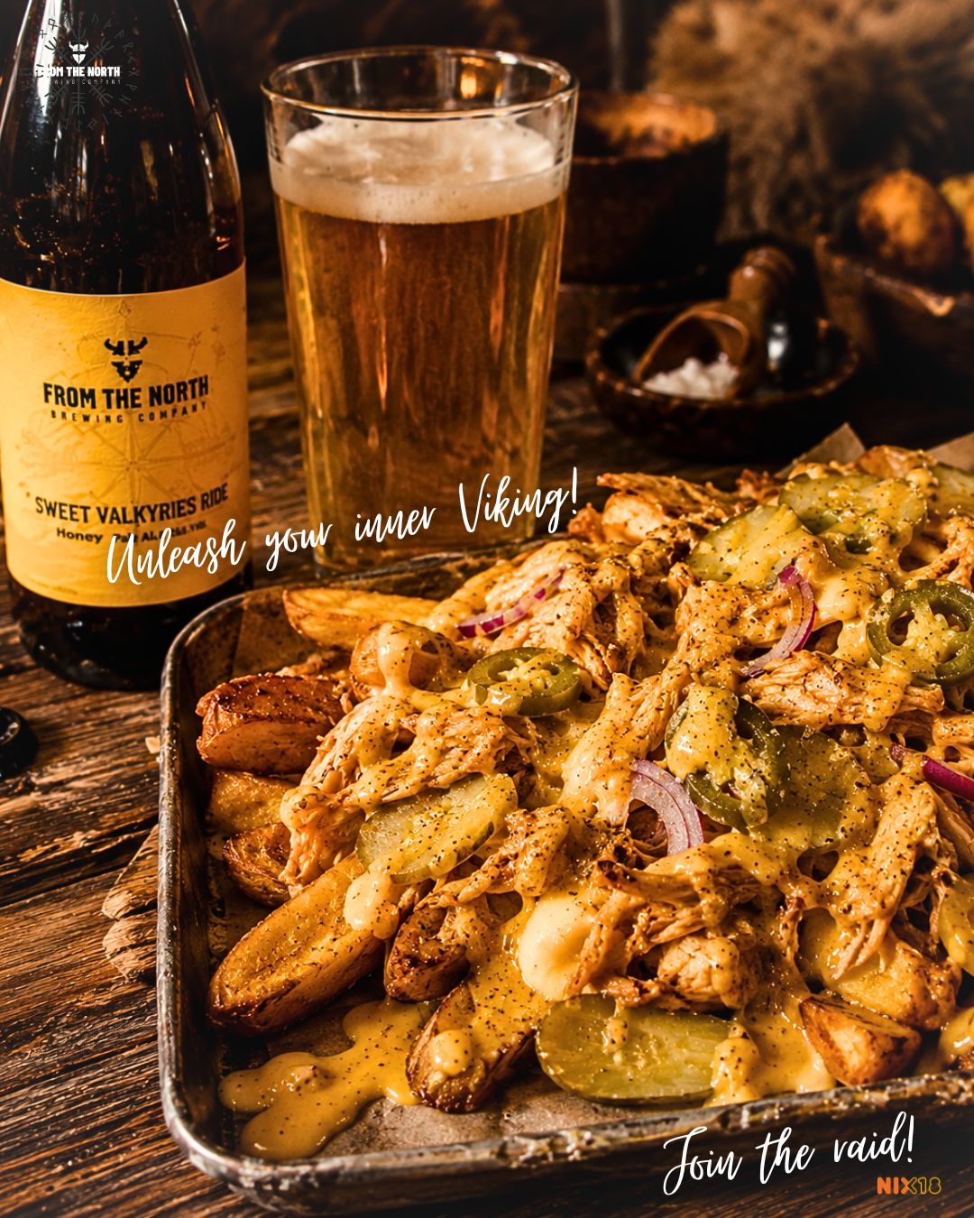 Longhouse Loaded Fries van From The North Brewing